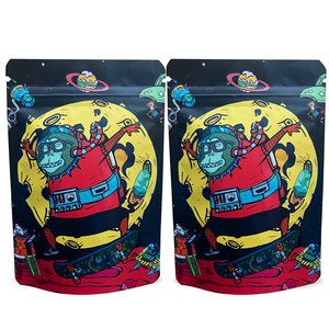 Food Packaging Standing Up Pouch Doypack Zipper Food Storage Smell Proof Mylar Spice Plastic Bag