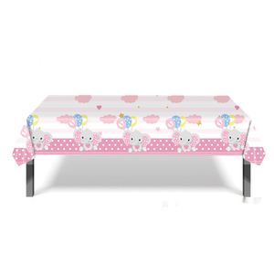Artículos para Fiesta de Niña con Temática de Elefante Rosa: Mantel, Vajilla, Plato, Vaso, Pancarta, Servilletas, Set de Decoración - Product Image 5