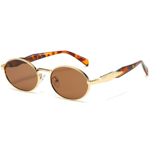 <b>Round</b> Metal <b>Frame</b> <b>Sunglasses</b> UV400 Fashion Women Sun Protection Adult - Product Image 1