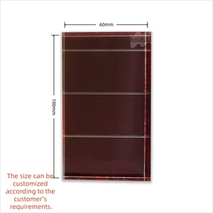 แผงโซลาร์เซลล์ A-Si Amorphous 5V ขนาด 100*60 มม. รับแสงแดดโดยตรง ความเข้มแสงสูง การส่งผ่านแสงต่ำ ไฟส่องสิ่งกีดขวางแบบเสา - Product Image 1