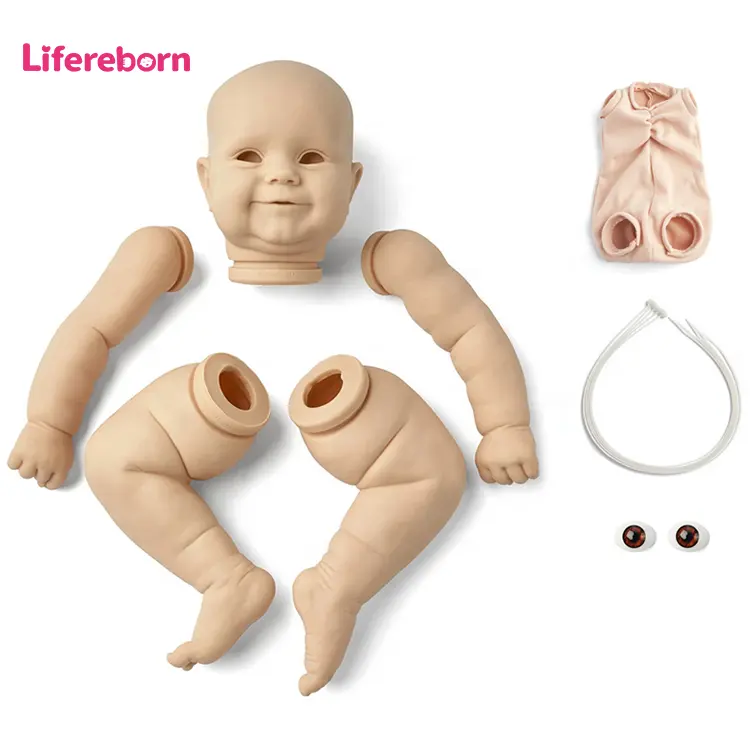 Lifereborn卸売供給3/4腕と脚DIY人形アクセサリー生まれ変わった赤ちゃんキットクリスマス用