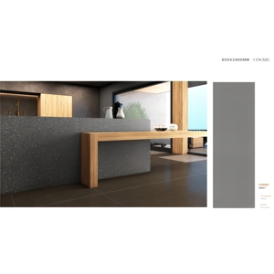 Losas de porcelana nano pulida Cosmic Walnut de 800x2400 mm, 15 mm de grosor, con aspecto de mármol para encimeras de cocina, piedra sinterizada - Product Image 4