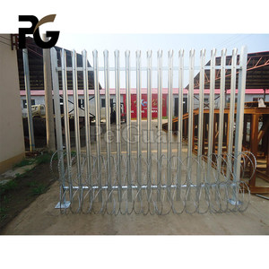Euro Phong Cách Kim Loại Palisade Hàng Rào/Rèn Sắt Hàng Rào Bảng Giá Thấp - Product Image 5