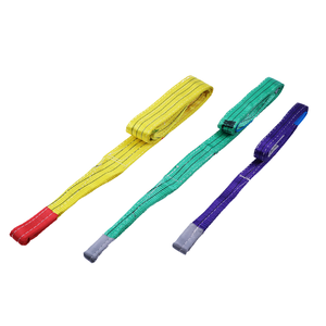 Sangle de levage en polyester haute résistance, sangle ronde pour le levage, sangle de cargaison durable pour usage industriel - Product Image 1