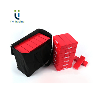 Giant Outdoor Yard Tipsy <strong>Topple</strong> Tower Game Classic Wooden Tumbling Tower Blocks Game with Carry Bag for Kids and Adults - Product Image 3