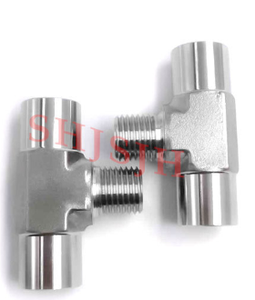 <span class=keywords><strong>Intercomunicador</strong></span> Swagelok de acero inoxidable 316 intercambiable, <span class=keywords><strong>intercomunicador</strong></span> de tres vías, accesorio de tubería en T, tornillo interno externo roscado bajo - Product Image 3