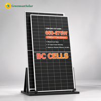 Panneau solaire bifacial à double vitrage de type N 650W 660W 670W, module photovoltaïque haute efficacité pour projets d'énergie solaire