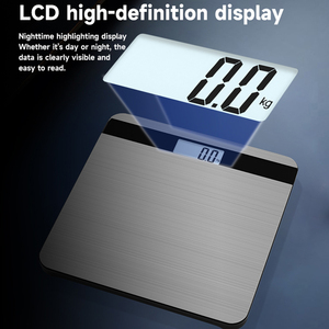 가정용 체중계 체중계 인체 체중 기계 디지털 체중계 스테인레스 스틸 180 kg 평방 욕실 체중계 - Product Image 3