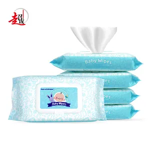 L'usine fournit directement des lingettes humides en tissu bio OEM personnalisées pour bébé au format de voyage