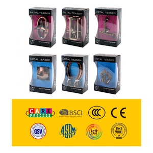 Câu Đố Kim Loại Dây <span class=keywords><strong>IQ</strong></span> Mind Teaser Câu Đố Trò Chơi Giáo Dục Đồ Chơi Cho Người Lớn Và Trẻ Em - Product Image 6