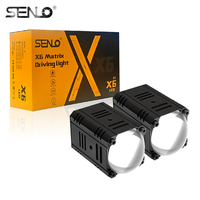 Phare de conduite LED mini 100W Senlo X6 longue durée de vie, projecteur de voiture, feu antibrouillard LED pour SUV, lampe de conduite externe pour véhicule