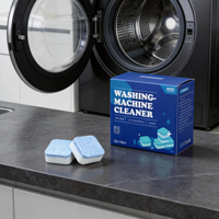 Tablettes nettoyantes pour lave-linge, détartrant pour tambour de lave-linge, pour éliminer la moisissure et les odeurs
