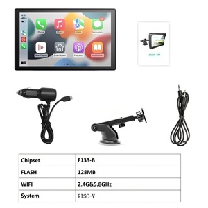 Monitor Multimedia Portátil para Auto de 9 Pulgadas con Pantalla Grande, MP5, Carplay Inalámbrico, Bluetooth, Función de Grabación con Cámara para Tablero - Product Image 6