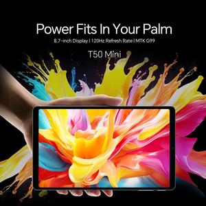 Tablette PC puissante <span class=keywords><strong>Teclast</strong></span> T50 Mini 4G LTE 8 Go 128 Go 8,7 pouces Android 15 MTK Helio G99 Octa Core BT 5.2 Double SIM Mini Pad - Product Image 3