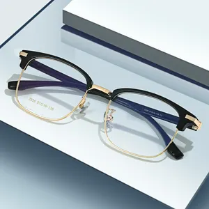FANXUN3336 New High Quality TR Eyebrow Frame Fashionable Metal Embedded TR Temple Alloy Neutral Light Luxury Eyeglasses Frames