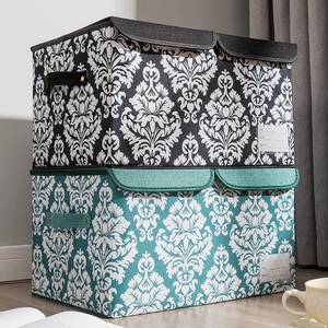 2 Gird Organizadores de artículos diversos para el hogar, armario plegable apilable, cajas de juguetes para niños, libros plegables, caja de almacenamiento de ropa con tapa - Product Image 6