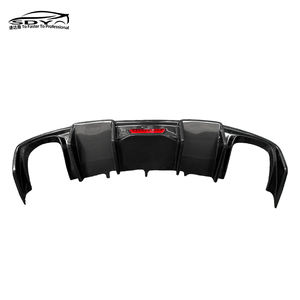 Diffusore Posteriore Stile KB in Fibra di Carbonio con Luce Labbro Paraurti Posteriore per <span class=keywords><strong>Audi</strong></span> <span class=keywords><strong>A4</strong></span> S4 B8.5 <span class=keywords><strong>Sline</strong></span> - Product Image 5