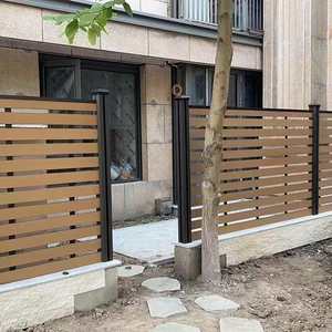 Clôture de <span class=keywords><strong>jardin</strong></span> en composite <span class=keywords><strong>bois</strong></span>-plastique (WPC) écologique, faible entretien - Product Image 5
