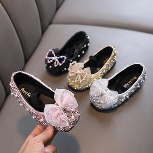 Zapatos <span class=keywords><strong>de</strong></span> <span class=keywords><strong>Ballet</strong></span> <span class=keywords><strong>de</strong></span> Princesa con Lazo <span class=keywords><strong>de</strong></span> Encaje para <span class=keywords><strong>Niñas</strong></span>, Zapatos <span class=keywords><strong>de</strong></span> Boda con Suela Suave y Lentejuelas <span class=keywords><strong>de</strong></span> Colores, Novedad <span class=keywords><strong>de</strong></span> Verano - Product Image 1