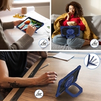 Casing Tablet Heavy Duty untuk Samsung Tab S11 Ultra S12 Ultra 14.6, Cover Silikon PC, Tempat Pena, Penyangga, Tali Bahu