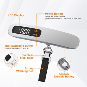 Báscula para Equipaje Más Vendida, Báscula para Personas con Pantalla LCD, Báscula Postal de 50 kg - Product Image 4