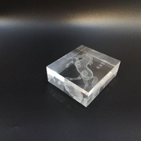 Bloc de présentation en acrylique transparent massif pour enseignes et présentoirs – Vente en gros