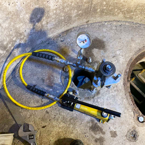 Juego completo de bomba manual hidráulica de dos velocidades con mismo diseño <span class=keywords><strong>ENERPAC</strong></span>, juego de bomba manual con mangueras - Product Image 4