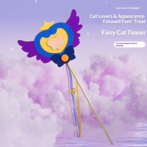 Juguete para Gatos, Accesorios para Jugar con Gatos, Varita de Peluche, Juguetes Interactivos con Movimiento para Mascotas - Product Image 5