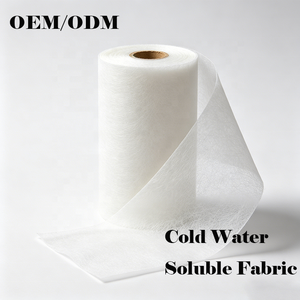 OEM 100% PVA Non-tissé, Rouleau de stabilisateur de broderie <span class=keywords><strong>soluble</strong></span> dans l'eau, Tissu textile <span class=keywords><strong>soluble</strong></span> pour broderie - Product Image 6