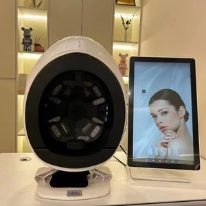 Máquina de análisis de tono de piel portátil inteligente Wifi Aisia Q2 Análisis de piel Lámpara de madera facial 3D Analizador de piel con máquina de 3 cámaras - Product Image 1