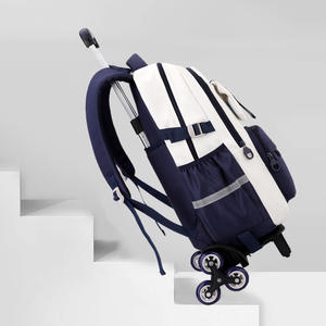Mochila <span class=keywords><strong>de</strong></span> doble propósito <span class=keywords><strong>de</strong></span> gran capacidad <span class=keywords><strong>de</strong></span> marca, mochila escolar <span class=keywords><strong>con</strong></span> <span class=keywords><strong>ruedas</strong></span> transfronteriza para estudiantes <span class=keywords><strong>de</strong></span> primaria, grado 3-6 para - Product Image 2