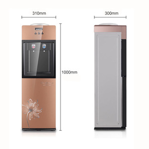 Enfriador de agua de carga superior de puerta de vidrio, máquina fría y caliente con electrodomésticos de nevera y nevera, mezcla 1 unidad, gran oferta - Product Image 5