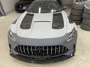 Runde Haute Qualité pour Mercedes-<span class=keywords><strong>AMG</strong></span> GT/<span class=keywords><strong>GTS</strong></span>/GTC/GTR Mise à Niveau Noir Série Style PP Moulé par Injection avec Kit Fibre de Carbone Sec - Product Image 3