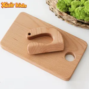 Игрушки Xiair для ролевых игр, кухонный набор, игрушечный деревянный детский нож для детей, резак овощей и фруктов, резак, кухонные игрушки