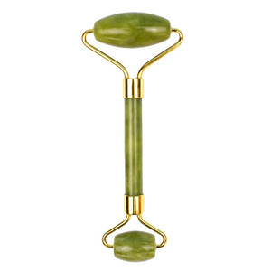 Rodillo facial de jade y juego de Gua Sha – Herramienta de masaje de piedra natural para rostro, cuello y cuerpo – Reduce la hinchazón, las líneas finas, mejora la circulación - Product Image 6