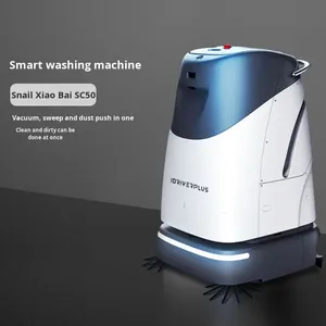Robot Aspirador Inteligente Xiaobai SC50, Máquina de Limpieza Comercial Todo en Uno para Barrer y Trapear, con Suministro y Drenaje de Agua - Product Image 2
