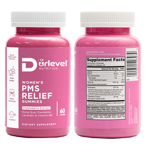 PMS Gummies <span class=keywords><strong>per</strong></span> le donne supporto naturale dell'umore con vitamina B6 e <span class=keywords><strong>camomilla</strong></span> 60 <span class=keywords><strong>caramelle</strong></span> masticabili - Product Image 1