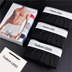 Bóxers Cortos de Algodón Cómodos y Clásicos para Hombre Personalizados de Fábrica con Logo Propio - Product Image 2