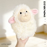 Peluche Mouton Kiki, Coussin Mignon en Forme de Mouton, Poupée pour Enfants, Cadeau d'Anniversaire, Fournitures en Gros, Polyester, 31cm-50cm