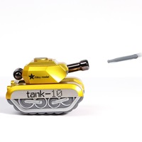 Legierung Panzer Rückzieh-Spielzeug Unisex Geschenk Militär-Kriegsfahrzeug Bewegliche Räder Gepanzertes Modell Kuchen-Themen-Ornament