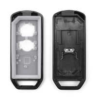 2 Button Keyless Entry Ignition Key Cover Motorcycle Smart Key Shell Replacement Remote Control Key Fob Case