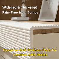 Bande de protection d'angle extra épaisse adhésive pour cuisine, chambre, salle de sport, murs, rebords de fenêtres, têtes de lit, douce, imperméable, découpable