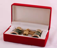 Luxe 3x25 métal opéra lunettes FMC enduit Porro prisme théâtre et théâtre observation télescope et jumelles cadeau