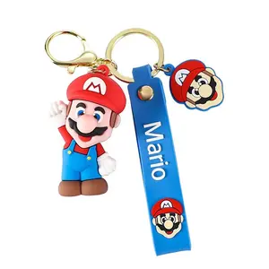 Neues Design Großhandel Spiel Mario-Schlüsselanhänger 3d-Schlüsselanhänger Tasche anhänger mario-Schlüsselanhänger