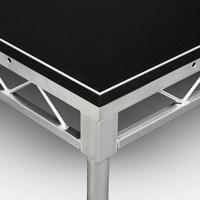 Plataforma de escenario portátil Lite Deck para conciertos y eventos, estructura de armazón de aluminio Lite Deck.