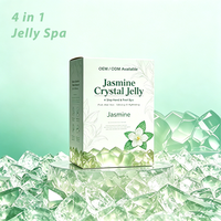 Ensemble de soin des pieds en gelée de jasmin de luxe 4 étapes en 1 boîte |   Adoucissement des callosités et renouvellement cutané |   Produit de qualité professionnelle pour les salons de manucure et de spa