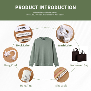Étiquette de vêtement personnalisée écologique à la mode, promotion très demandée, conception sur mesure, étiquette en papier imprimée avec logo - Product Image 6