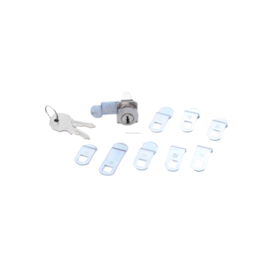 Serrure de boîte aux lettres pour de nombreuses boîtes aux lettres, 5 broches, NA14, zinc moulé sous pression, <span class=keywords><strong>chrome</strong></span>/nickel - Product Image 1