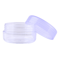 Pots en plastique de 5ml, récipients de 10ml, 15ml, 30ml, 50ml, 60ml, 100ml, 200ml, PP, transparent, flacon pour gommage à lèvres, crème cosmétique