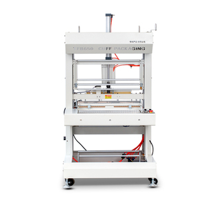 Machine d'emballage semi-automatique CE pour film rétractable PE pour bouteilles d'eau potable - Product Image 1